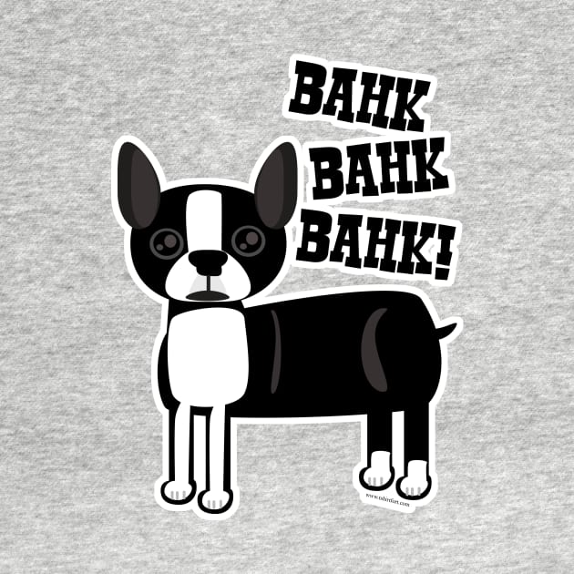 Boston Accent Terrier by Tshirtfort